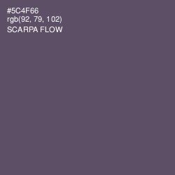 #5C4F66 - Scarpa Flow Color Image